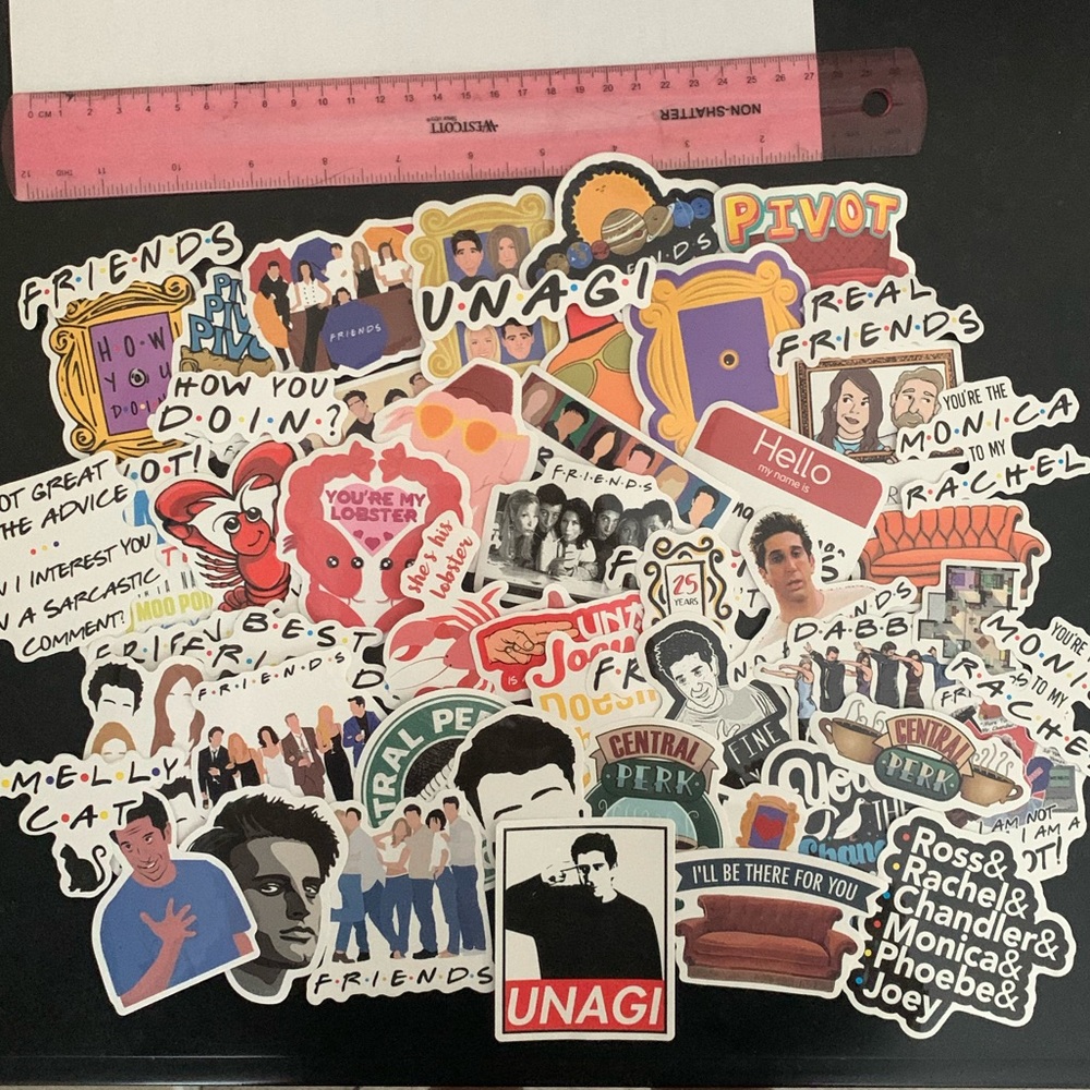 BOGO 50% OFF! 5 Friends Stickers